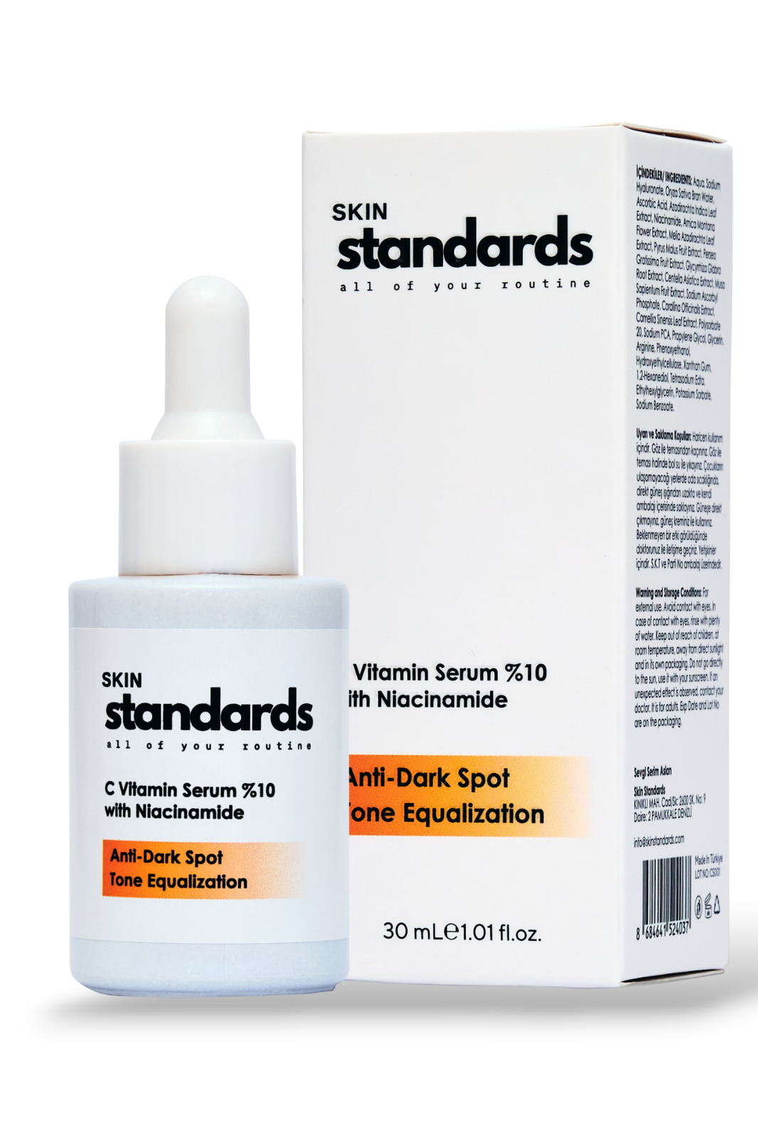 C Vitamin Aydınlatıcı Ve Ton Eşitleyici Bakım Serumu 30 ml